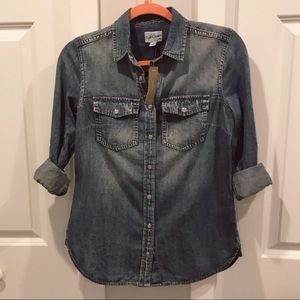 J Crew Vintage Denim button down